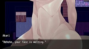 Cum on thighs of a girl in public - Nympho Village part 3!