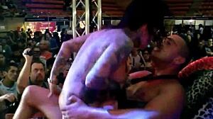 yemaya gonzález with her big boobs gets into real public sex with victor bloom.