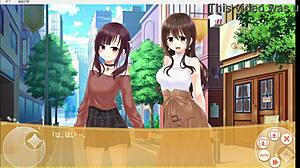 magical girl christhea flashes in humiliating exhibitionist scene