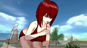 3d hentai fantasy with big tits and ass getting blowjob and creampie 😍