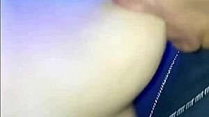 Partying and horny, this guy approaches and fucks me in men's bathroom, almost caught��