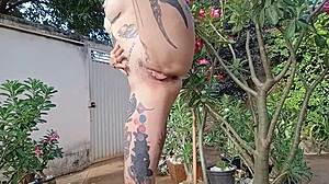 I Love Showing Off My Tattooed Body Completely Naked!