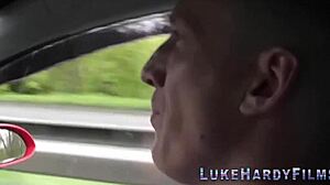 Inked Babe Sucks Brit Luke Hardy