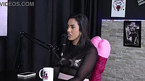 Karen Bessa in Sheer Red Lingerie Swap