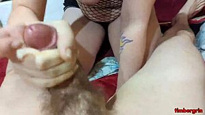 I give sloppy pov blowjob with handjob and spitting