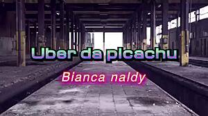 Latina Brunette Performs Crazy Fetish Bent Over For Driver In Domination Scene