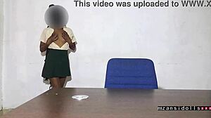 Ebony Babe Teases In Miniskirt And Strips Outdoor. Gets Wet Pussy Fucked In Natural Tits Action.