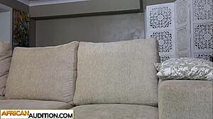 Angry african teen returns to audition studio and gets put in her place by the director