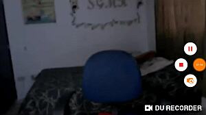 Feeling the heat in this webcam session with intense emotions