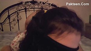 submissive teen babe gives amazing blowjob and swallows it all at home