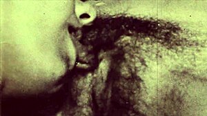 Wonderful Vintage Threesome with Lucky Old Man Pounding Hairy Pussy