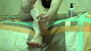 I Took Off My Red Panties And Started Masturbating