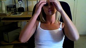 Kylie Teases Webcam With Striptease In POV Selfie Session