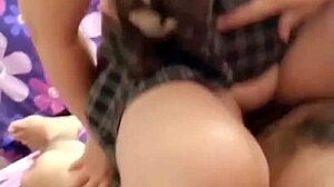 Real Students Fuck Tasty Brunette After School