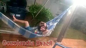 hey, wild night at the swing couple's house with blonde latina brunette friends and big cock action