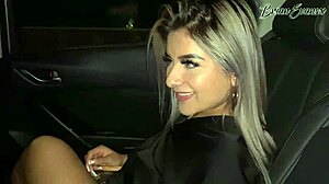 naty delgado shows me the city before wild public car sex