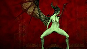 Lilith Slim Succubus Teases with Hot Dance in Dungeon