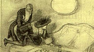 Vintage Erotic Cartoon Illustration