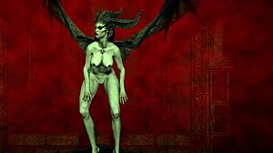 Lilith Slim Succubus Teases with Hot Dance in Dungeon