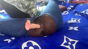 a kumasi nurse fucks a dildo to pay school fees