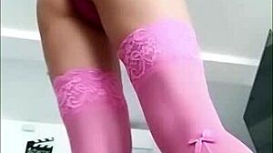 Alexa Tomas moans loudly while masturbating with dildos