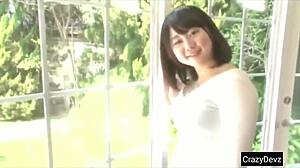 Tight Japanese Cutegirl Shows Off Her Big Tits. She Teases Playfully.