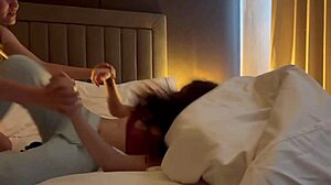 My lover records me licking her pussy despite initial reluctance.