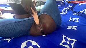 a kumasi nurse fucks a dildo to pay school fees