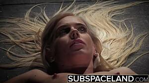 this couple is into rough bdsm sex with bondage and blowjobs