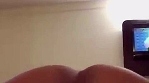 small ebony rides monster cock hard in homemade video