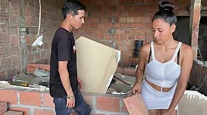 First time sucking my boss's huge pussy and cumming inside 😍