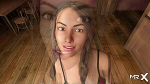 ACTINGLESSONS - CAME on a DATE without PANTIES in E1 8 hentai pov game!