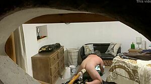 Peeping Tom Watches Intense Gay Fucking Action Unfold