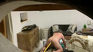 Peeping Tom Watches Intense Gay Fucking Action Unfold