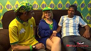 Trailer - sexo na copa america 2019 brasil x argentina rubens badaro melissa alecxander bent over squirting interracial big cock cum monster cock tits natural tits