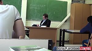 man, kristof cale and taissia shanti hookin’ up in classroom, digitalplayground got it!
