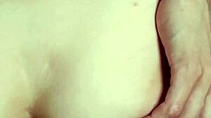 Hot brunette rides cock for anal creampie.