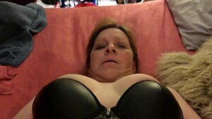 hey, check granny carmens wild stick and dick closeup with cougar riding