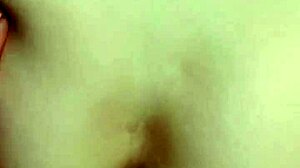 Hot brunette rides cock for anal creampie.