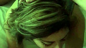 Does Latina milf suck big cock with braces?