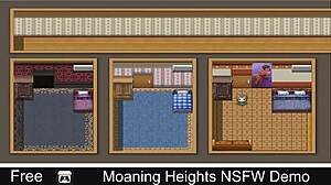 Moaning heights NSFW demo featuring 3D hentai anime characters in detailed scenes