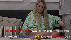 Ms Avocado And Mr Shorts Tease With Handjob
