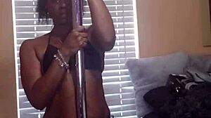 Naejae Twerks Her Big Ass And Grinds Pussy On Pole! Watch Her Go!