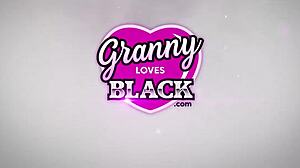 Granny interviews receptionist before lesbian fuck