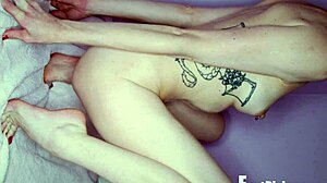 Sylvia shows off her legs, toes, and asshole in this fetish leg slide show