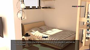 Aby says, 'Here's your reward: handjob and blowjob for fixing the light bulb'