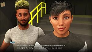 A milf showcasing her big tits and ass