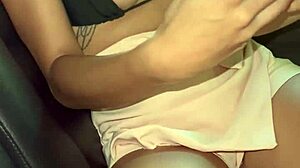 i grabbed my friend during her webcam session in the car