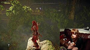 gamer slut got caught masturbating with cam still rolling