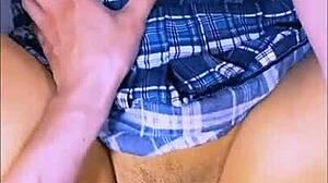 Shy Latina Student Enjoys Passionate Night With Classmate